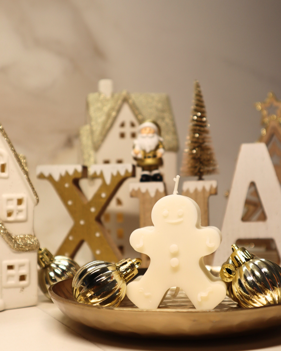 Vela Escultural - The Snowman