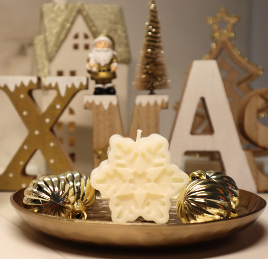 Vela Escultural - The Snowflake